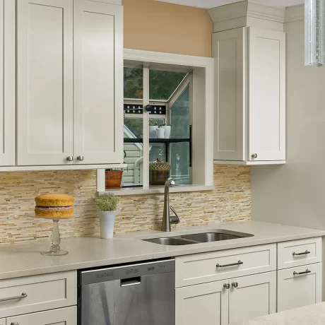 Tranquil Beige Cabinets with Warm Undertones