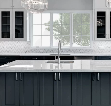 St. Martin Lakeland Simply White & Blue Slate