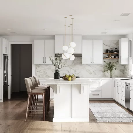 Timeless White Cabinets for Modern Kitchens