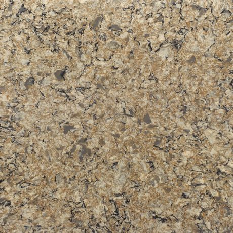 Bradshaw™: Earthy Taupe and Tan Swirls with Copper Specks - Kitchen Countertop