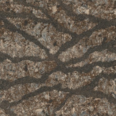 Harlech™: Rich Coppers and Golds with Dramatic Dark Brown Vein - Kitchen Countertop