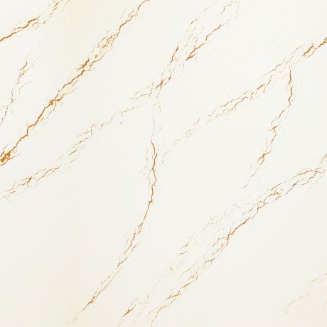 Inverness Gold™: Molten Veins on Cool White Canvas - Kitchen Countertop
