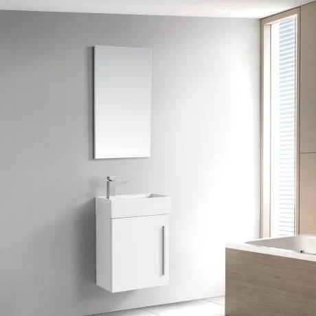 iStyle V9001 Libra Series Wall Hung Vanity with Ceramic Sink combo