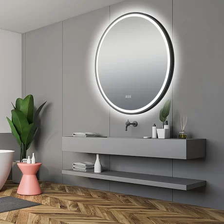 Madelyn Series LED Round Mirror